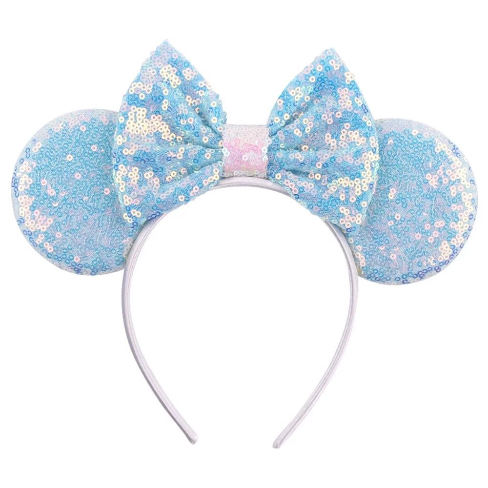 Mouse Ear Bow Headband, Glitter Party Princess Decoration Cosplay Costume, Suitable For Girls And... | Walmart (US)