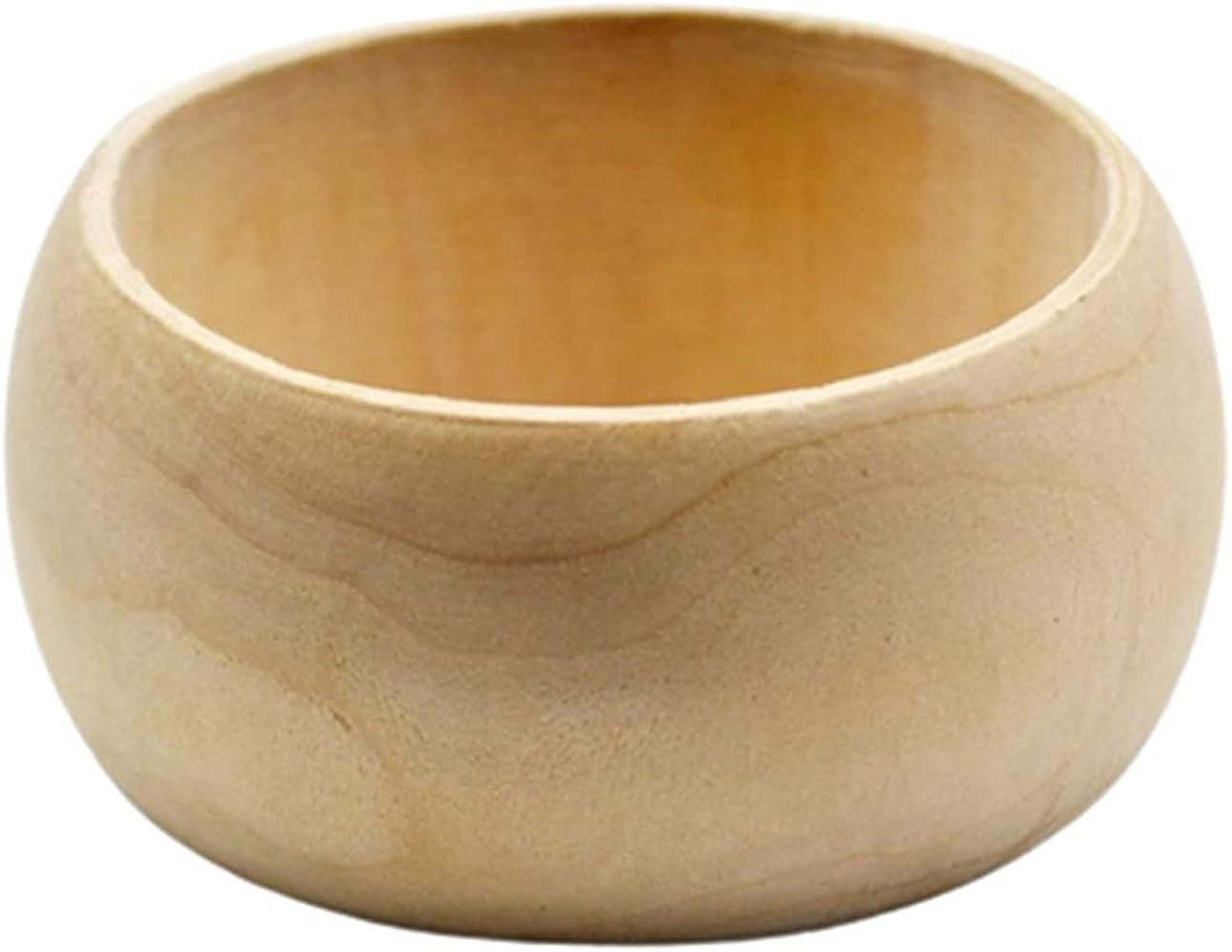 Natural Wooden Bangles Handmade Ethnic Wood Cuff Bracelet Vintage Round Wide Chunky Cuff Bangle f... | Amazon (US)