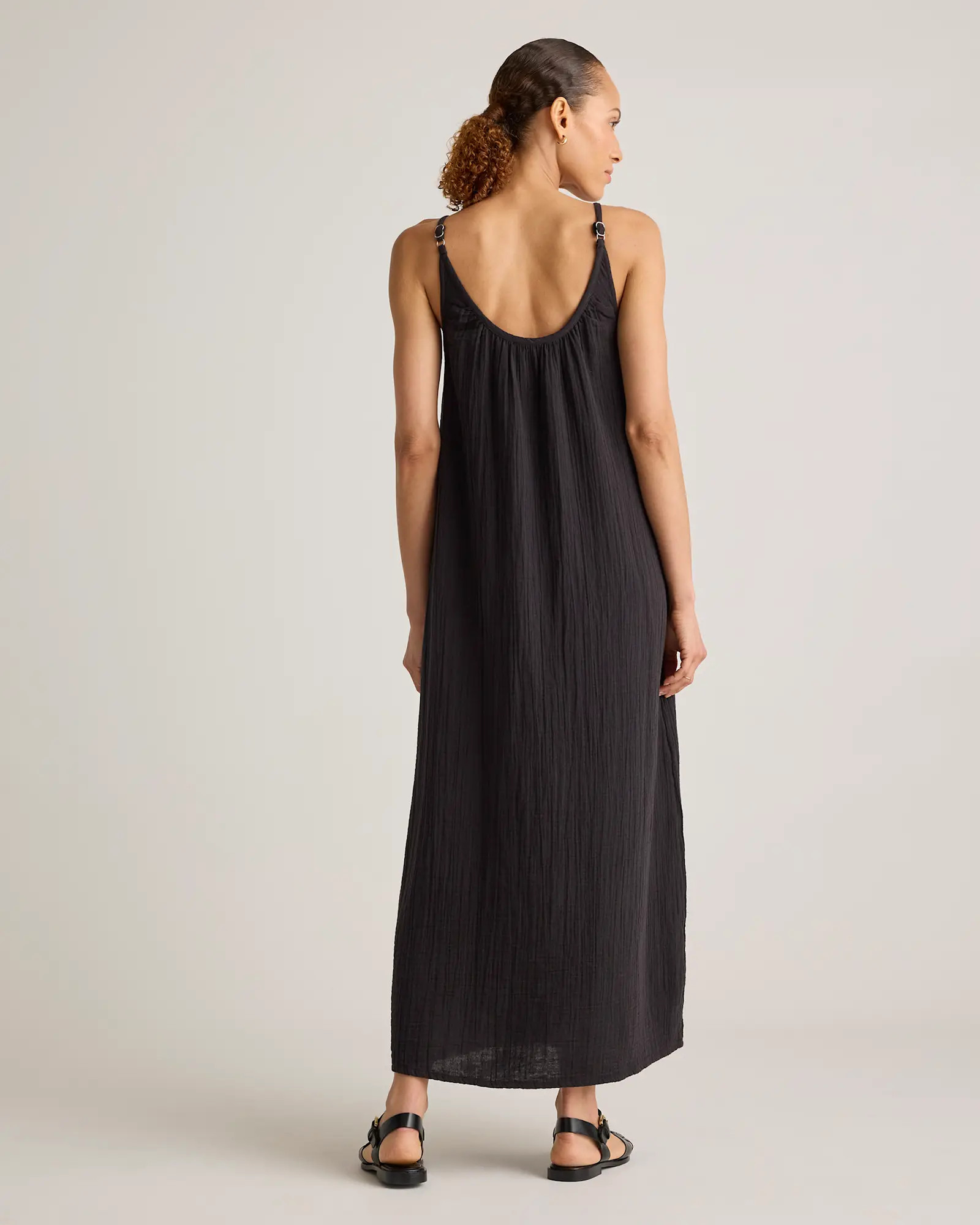 100% Organic Cotton Gauze Sleeveless Maxi Dress | Quince