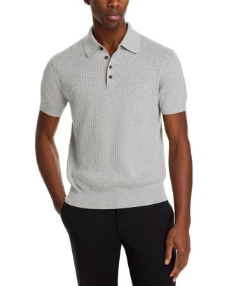 Pointelle Short Sleeve Sweater Polo - Exclusive | Bloomingdale's (US)