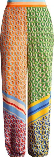 Cashew Mixed Scarf Print Joggers | Nordstrom