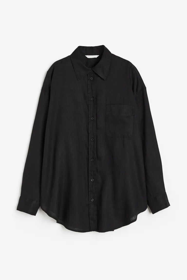 Oversized Linen Shirt | H&M (US + CA)