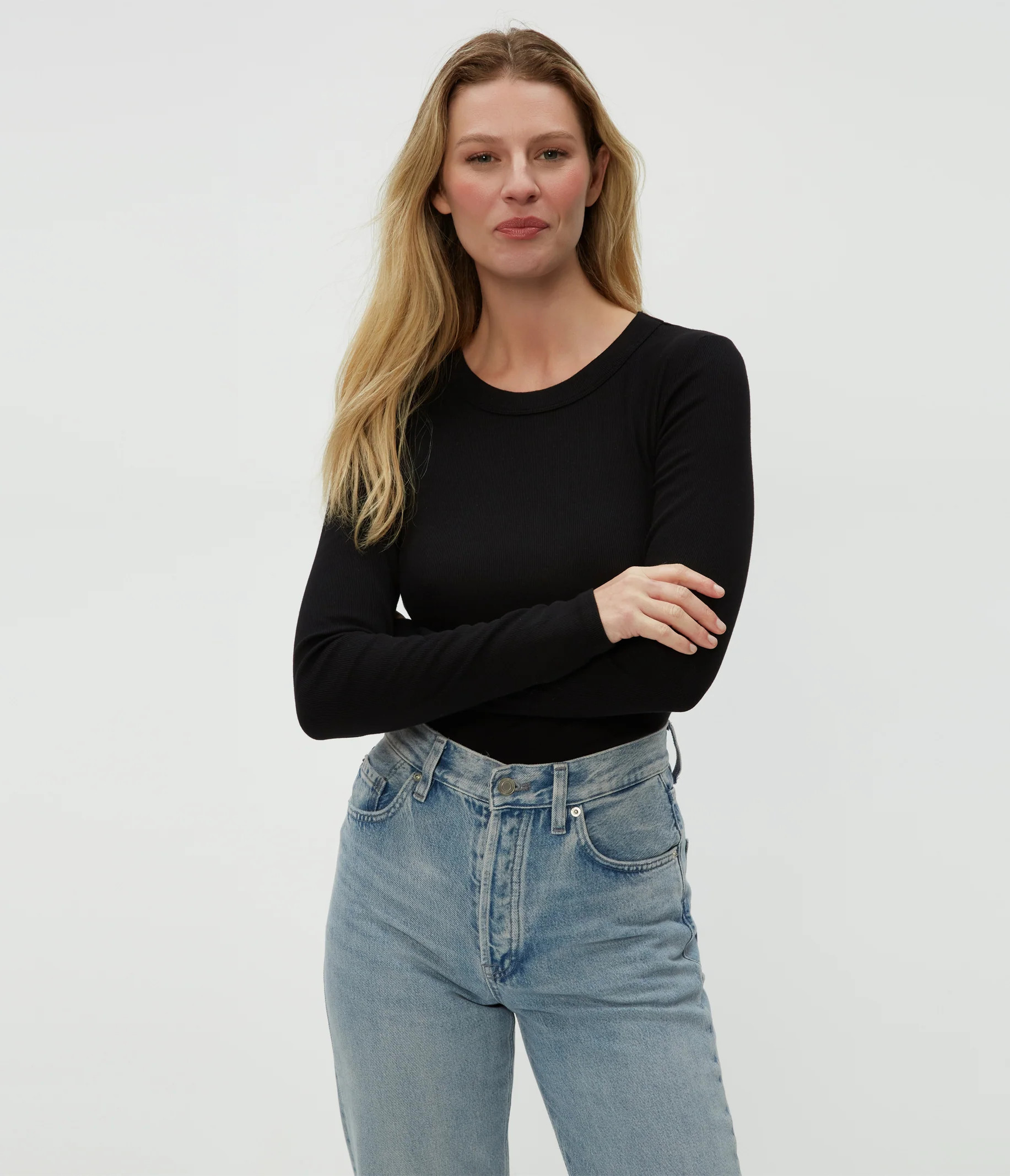 Variant options: Zola Ribbed Tee | MichaelStars.com