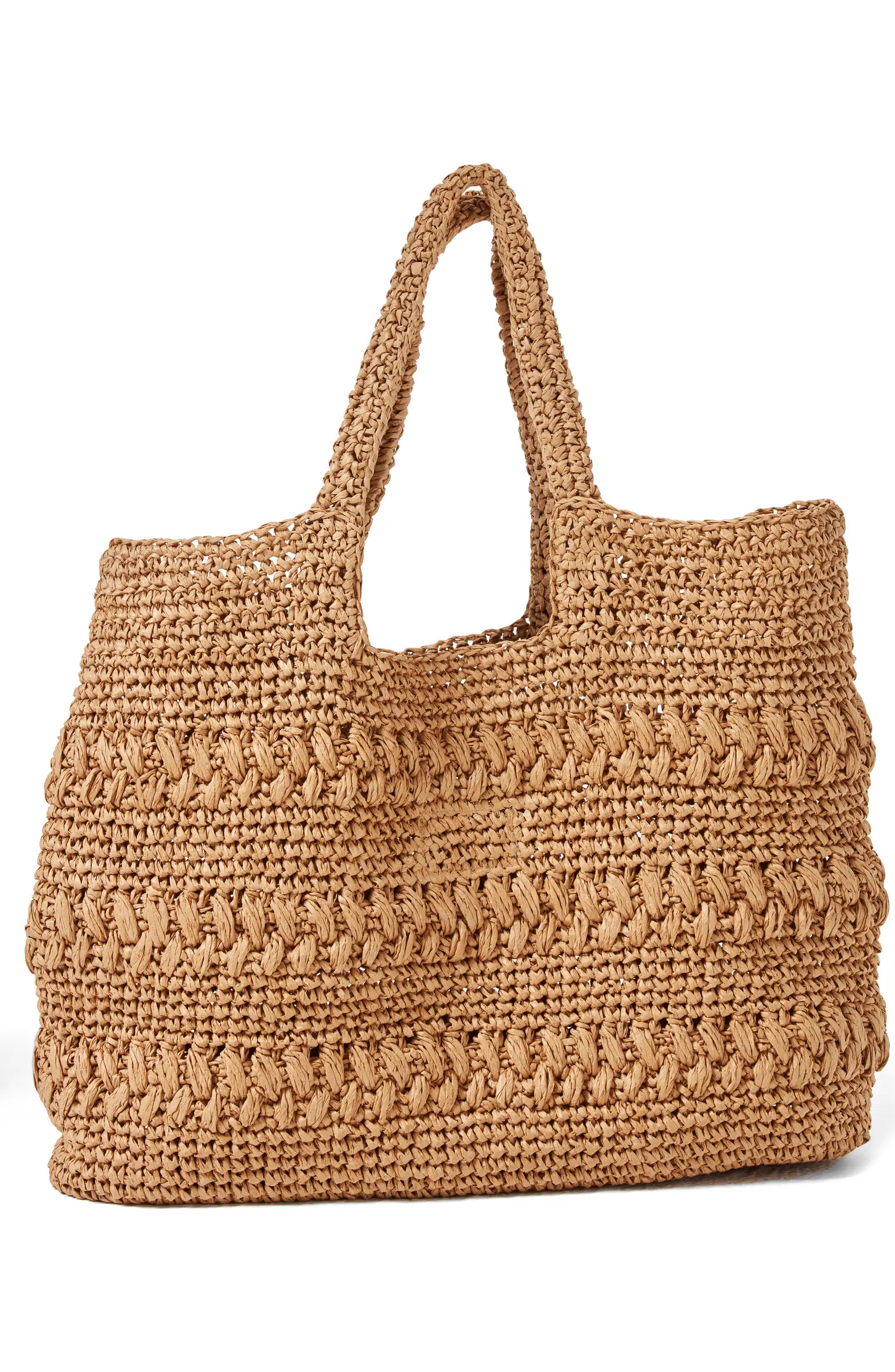 LSPACE Changing Tides Crocheted Raffia Tote | Nordstrom | Nordstrom