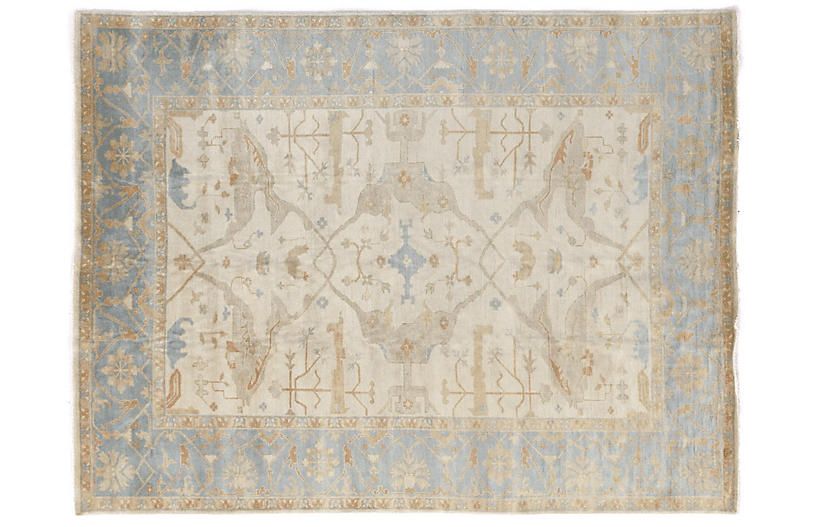 Paget Rug, Blue/Ivory | One Kings Lane