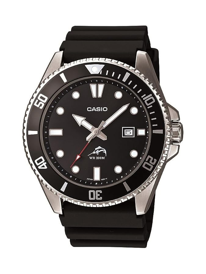 Casio MDV106 Series | Unisex Analog Watch | 200M WR | Stainless Steel Case | Resin Band | 2 Hand ... | Amazon (US)