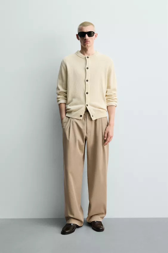 PURL KNIT QUARTER-ZIP JUMPER | Zara UK