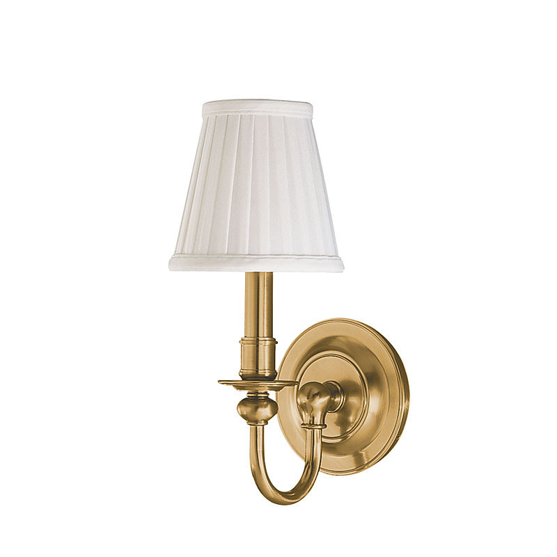 Hudson Valley Lighting 1901 Beekman 1 Light 12" Tall Wall Sconce - Brass | Walmart (US)