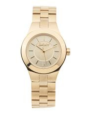 Women's Parsons Midi Gold Stainless Steel Round Watch | TJ Maxx