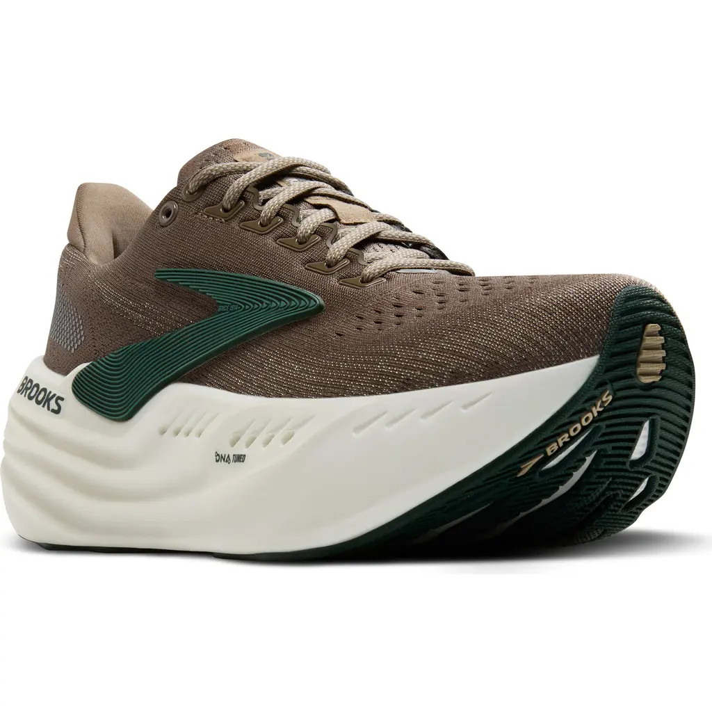 Brooks Glycerin Max Running Shoe in Falcon/green/london Fog at Nordstrom, Size 11 | Nordstrom