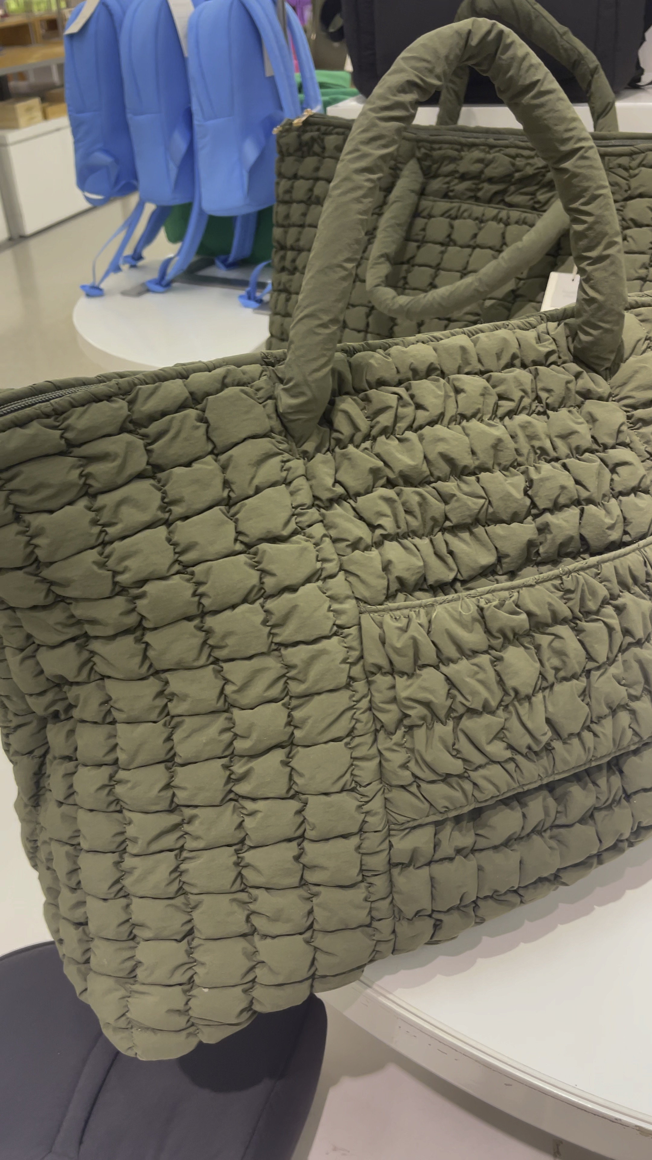 The color, quilted pattern, and suitcase handle are all so good on this overnight/travel bag 🤩 

#LTKstyletip #LTKitbag #LTKtravel