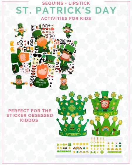 St. Patrick’s Day activities for the sticker obsessed kids! 

#LTKkids #LTKfamily #LTKfindsunder50