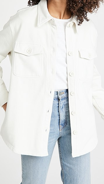 Fleece Shacket | Shopbop
