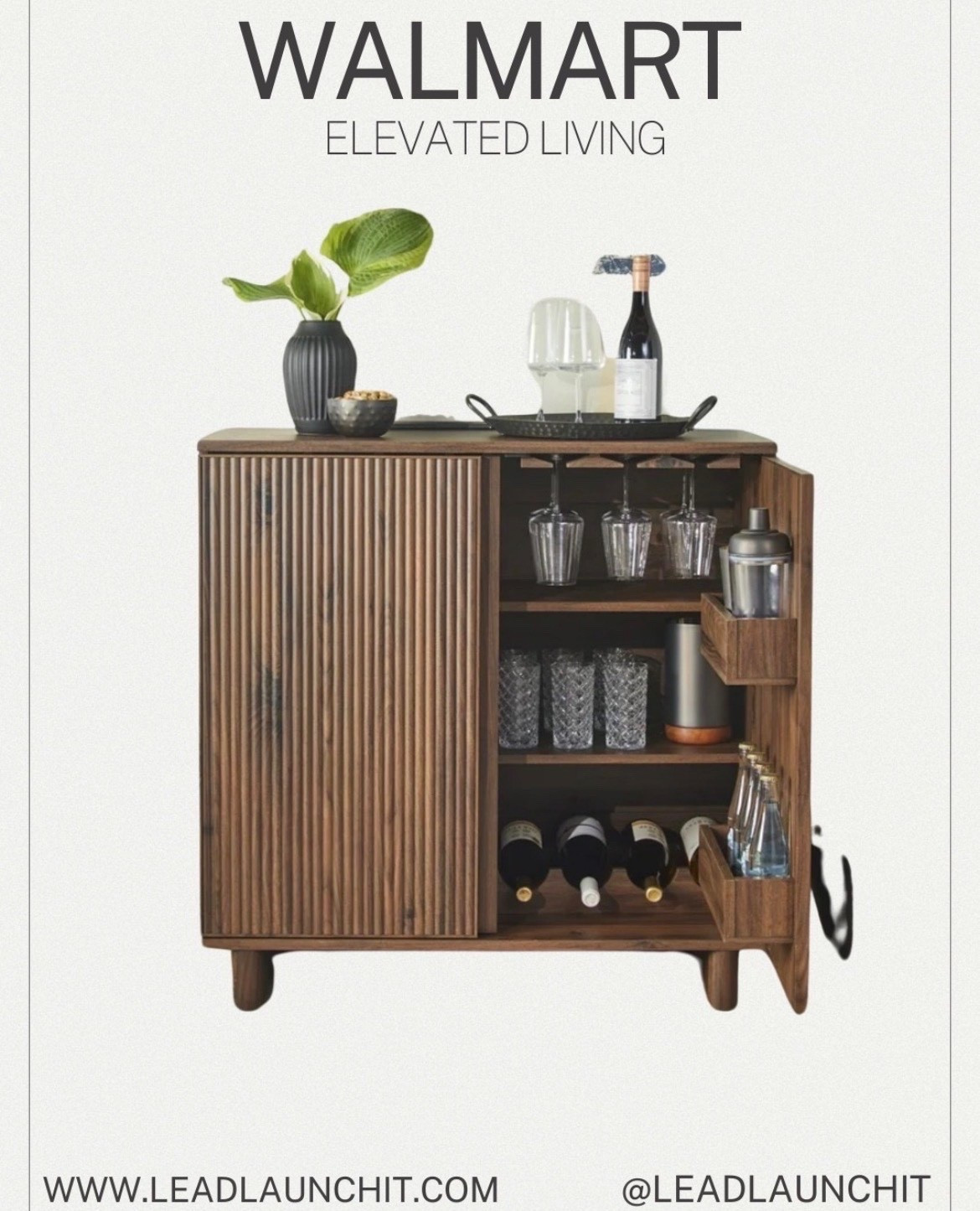 This Walmart find looks straight out of a designer home.
The fluted wood detail, hidden storage, and built-in wine rack make this bar cabinet the perfect mix of style and function—without the luxury price tag.

If you’ve been wanting that elevated, modern look… this is it.
Linked in my LTK so you can shop it easily.

#WalmartFinds
#LTKHome
#AffordableHome
#HomeStyle
#ModernLiving
