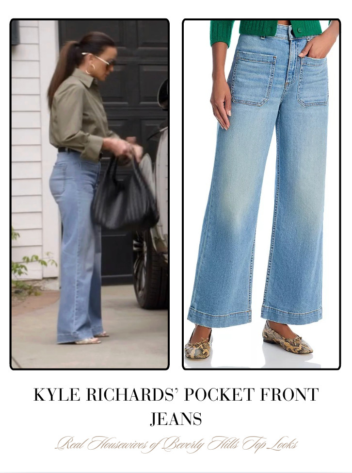 Kyle Richards' Pocket Front Jeans 

 