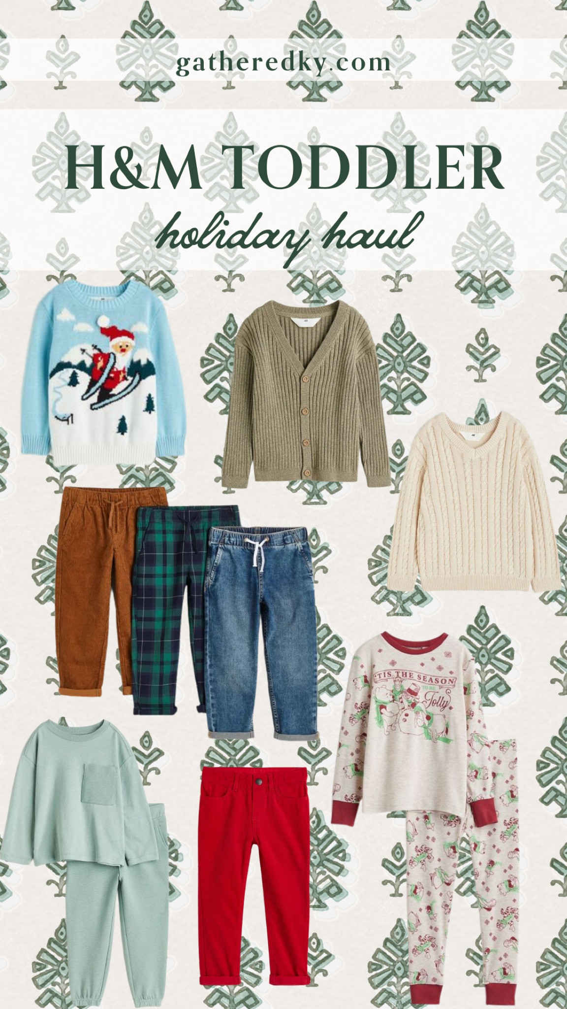 H&M Toddler Holiday Haul 🎄

Toddler Sweaters, Toddler PJ, Toddler Pants, Toddler Outfits, Holiday Wardrobe 

#LTKSeasonal #LTKkids #LTKHoliday