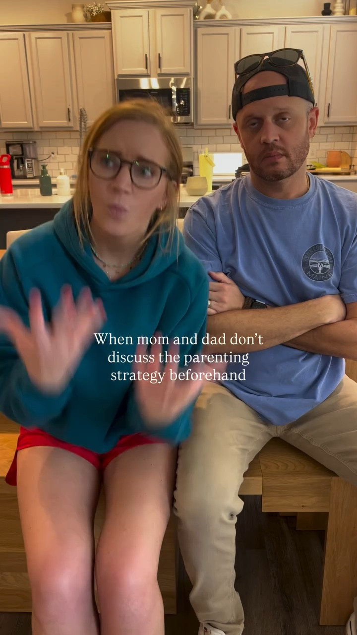 A little unintentional good cop bad cop if you will 😂

#parenting #momhumor #parentinghumor