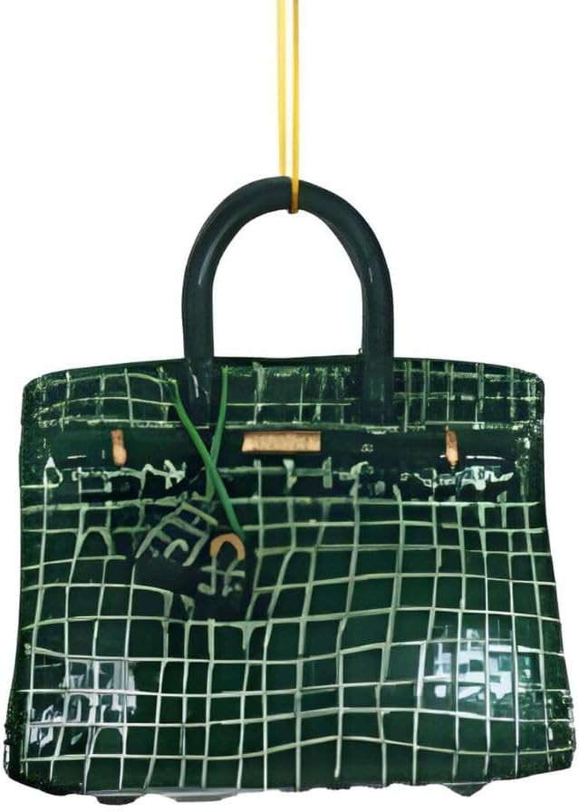 Cody Foster & Co Emerald Haute Handbag Ornament, Glass Fashion Accessory | Amazon (US)