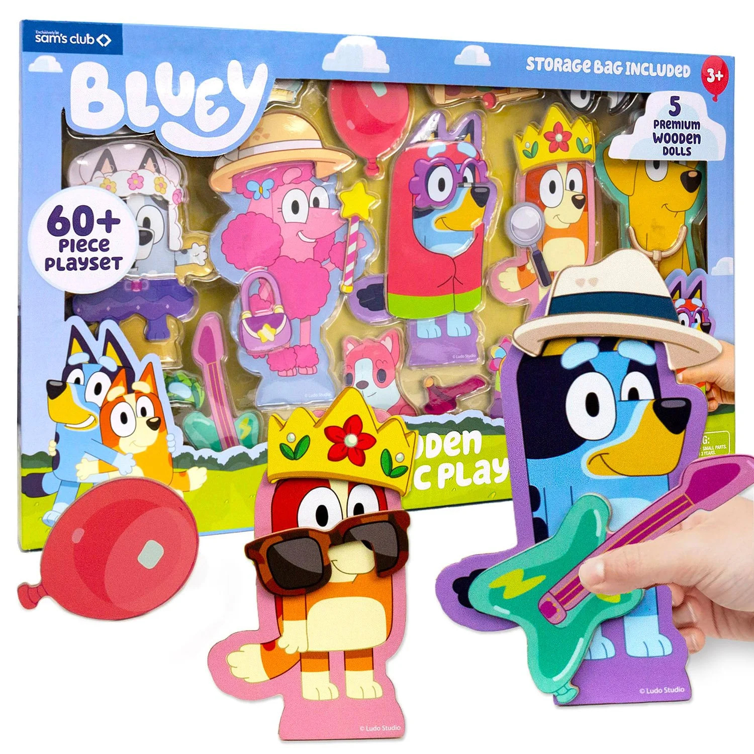 Bluey Wooden Magnetic Playset | Sam's Club