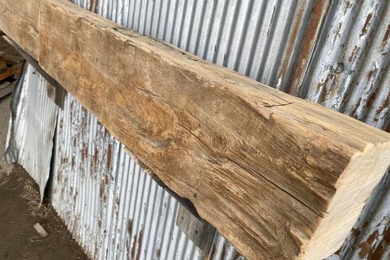 Beam #4667, Rustic Beam Mantel, Hewn, Pine, Natural, Kiln Dried | Etsy (US)