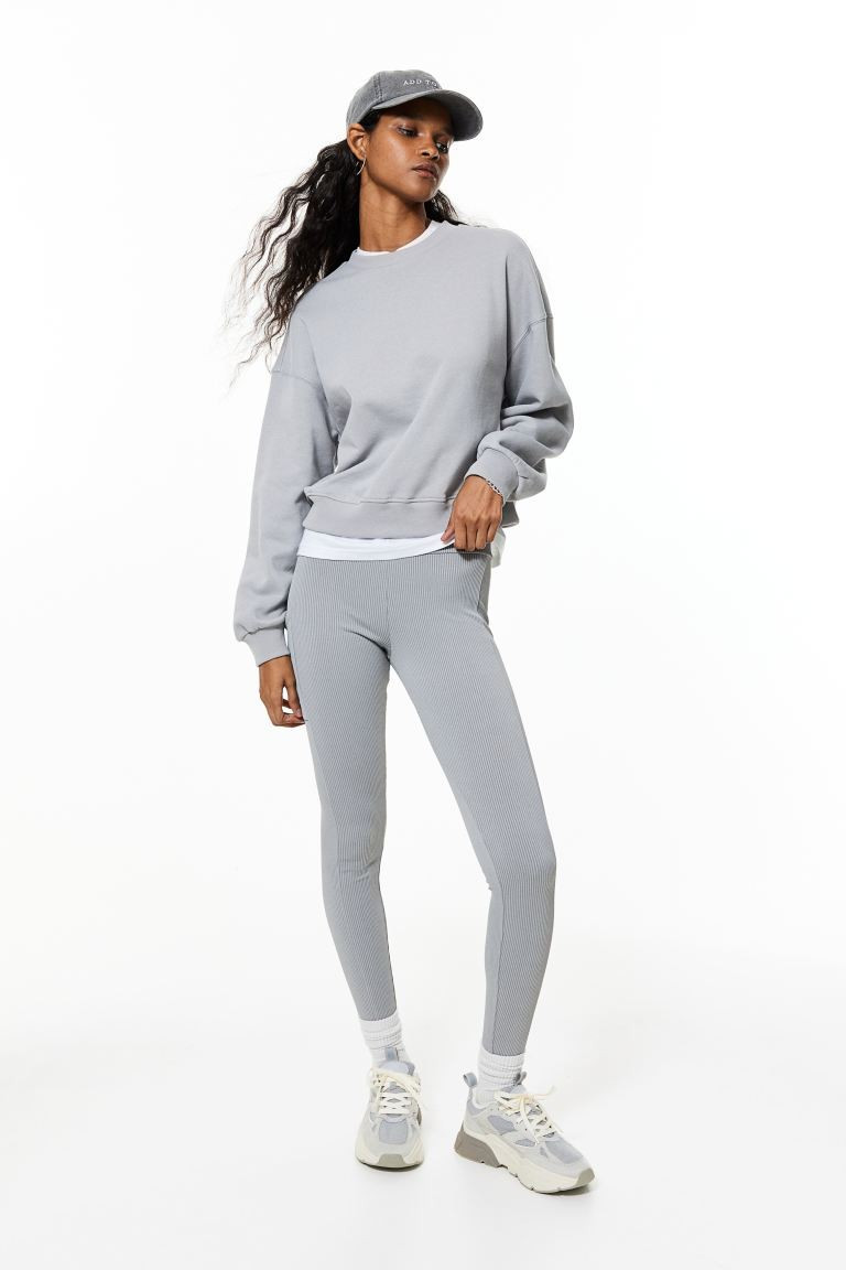 Sweatshirt - Light gray - Ladies | H&M US | H&M (US + CA)