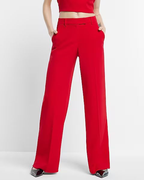 Editor Mid Rise Relaxed Trouser Pant | Express