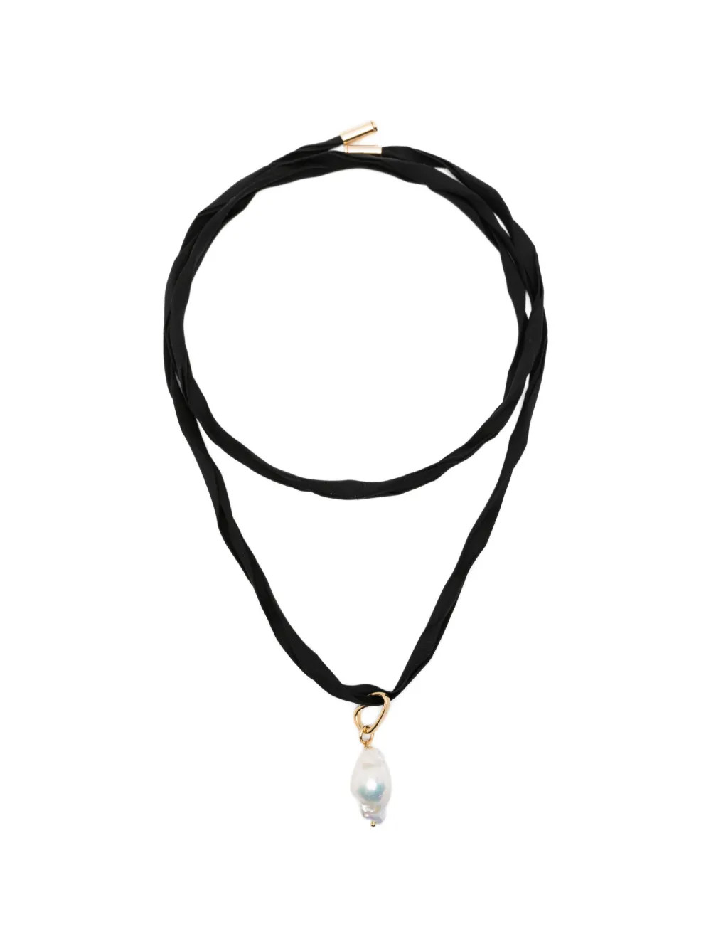 Carven Pearl Pendant Necklace | Black | FARFETCH FR | Farfetch Global