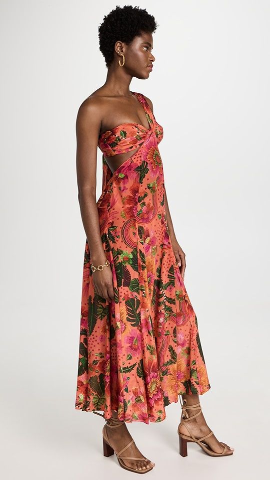 Blooming Garden Orange Maxi Dress | Shopbop