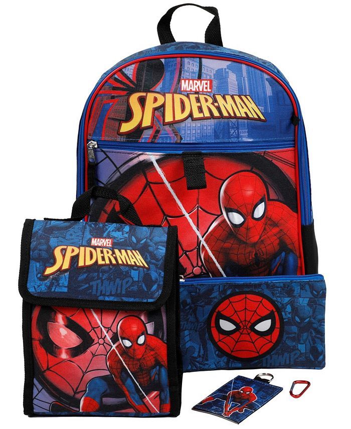 Spiderman Backpack, 5 Piece Set | Macys (US)