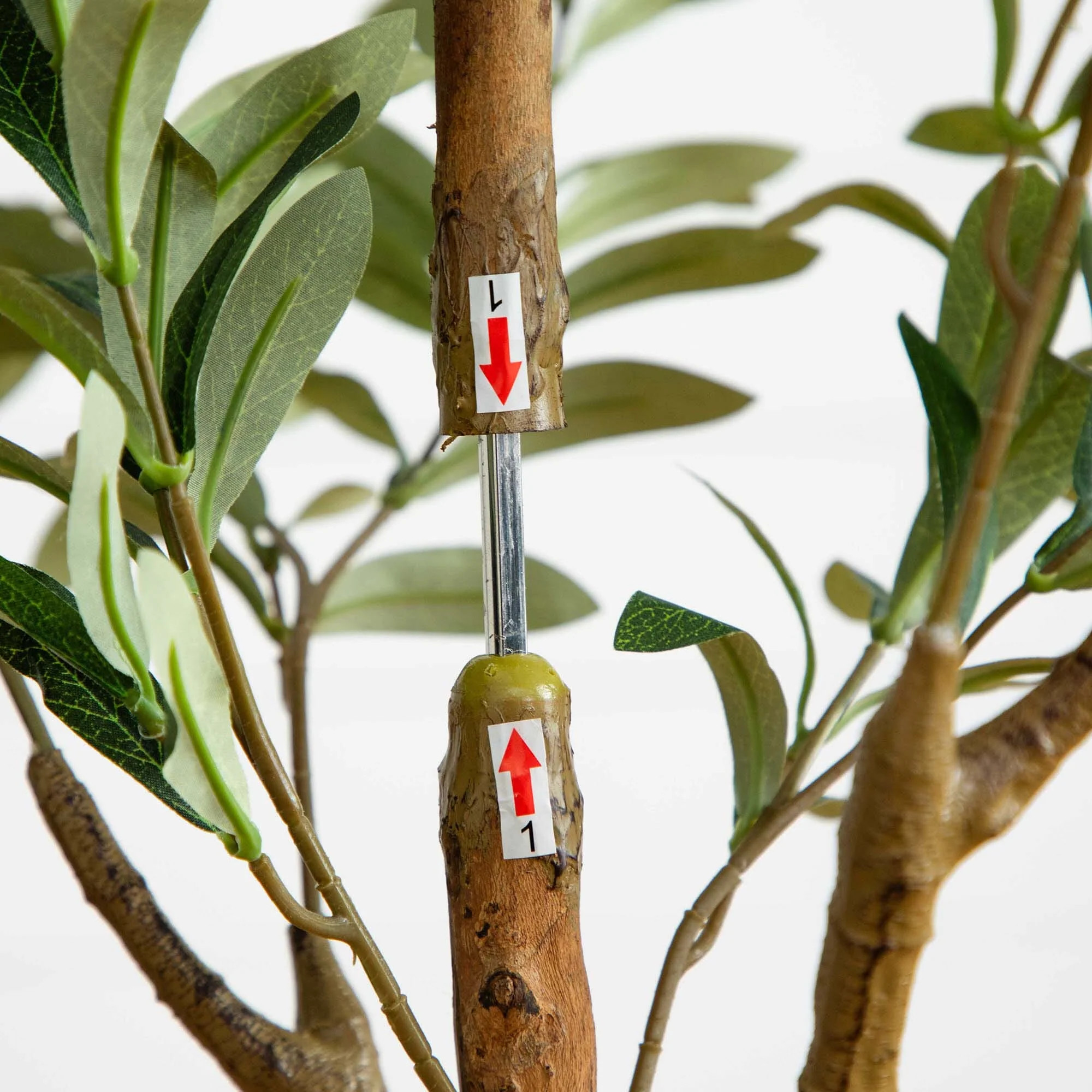5’ Artificial Olive Tree with Natural Trunk | Nearly Natural | Nearly Natural