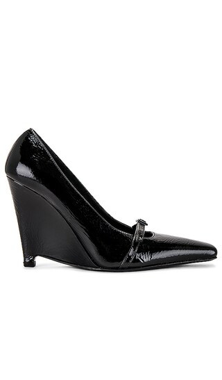 Wedge Pump in Black | Revolve Clothing (Global)
