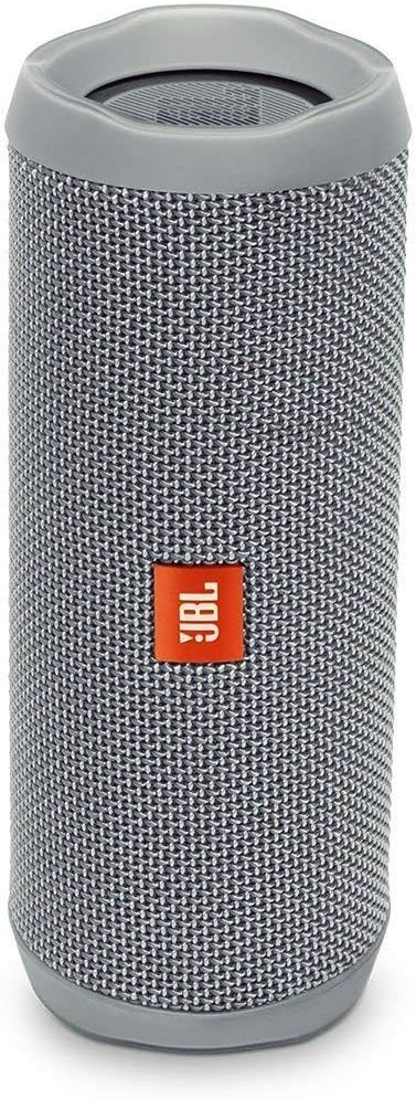 JBL Flip 4, Gray - Waterproof, Portable & Durable Bluetooth Speaker - Up to 12 Hours of Wireless ... | Amazon (US)