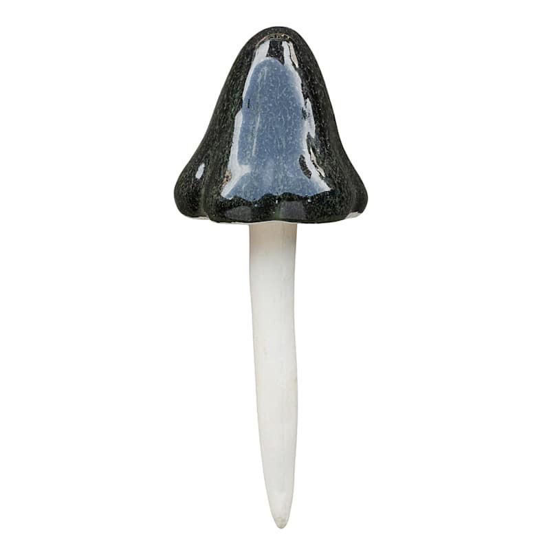 Ceramic Mushroom Yard Stake, 8.6" | At Home