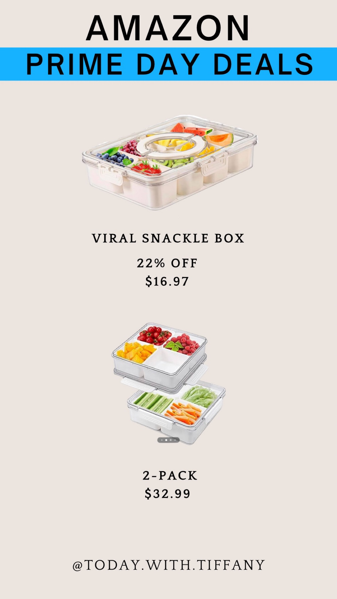 His sis! 💗 happy you’re here 😊 the viral snackle boxes are a favorite during the Amazon prime days! Grab them now before they’re gone 👏🏻 

#LTKFindsUnder50 #LTKHome