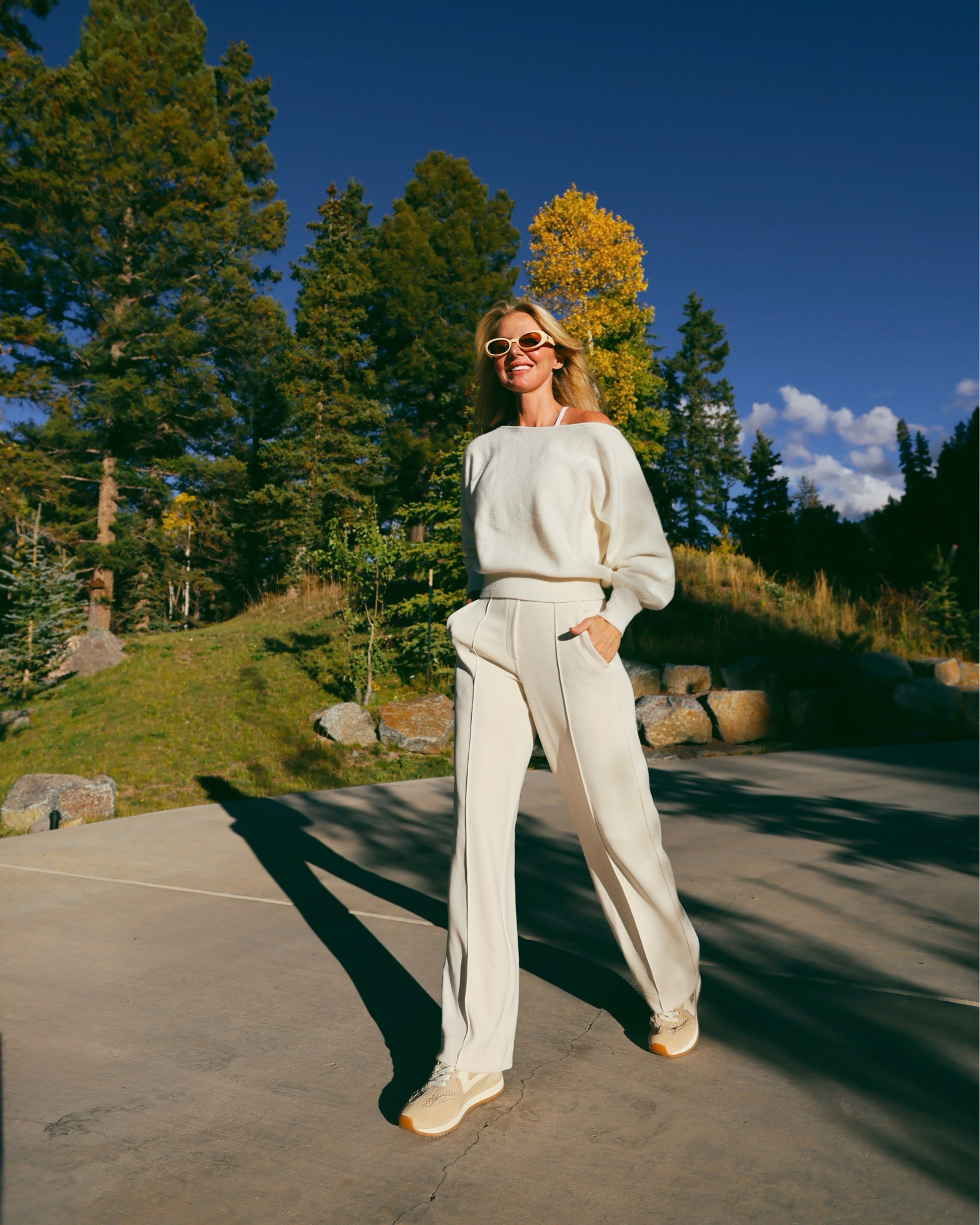 Lululemon Softstreme pants bring pajama-level comfort but look like tailored trousers (a win-win!). The ivory color is especially sophisticated, and when styled as part of an all-white outfit? So elevated. Whether you’re hopping on a flight, or just want to feel put-together while staying comfy, these pants deliver. With their ultra-soft feel and relaxed yet refined silhouette, it’s easy to see why the Busbee community fell in love with them.

They come in both 29″ (perfect for petites) and 31″ inseams. I have both lengths and am wearing the 29″ above (I’m 5’4″ for reference). 

#LTKSaleAlert #LTKSeasonal #LTKFindsUnder100