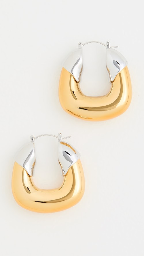 Hoops In Mixed Metal | Shopbop