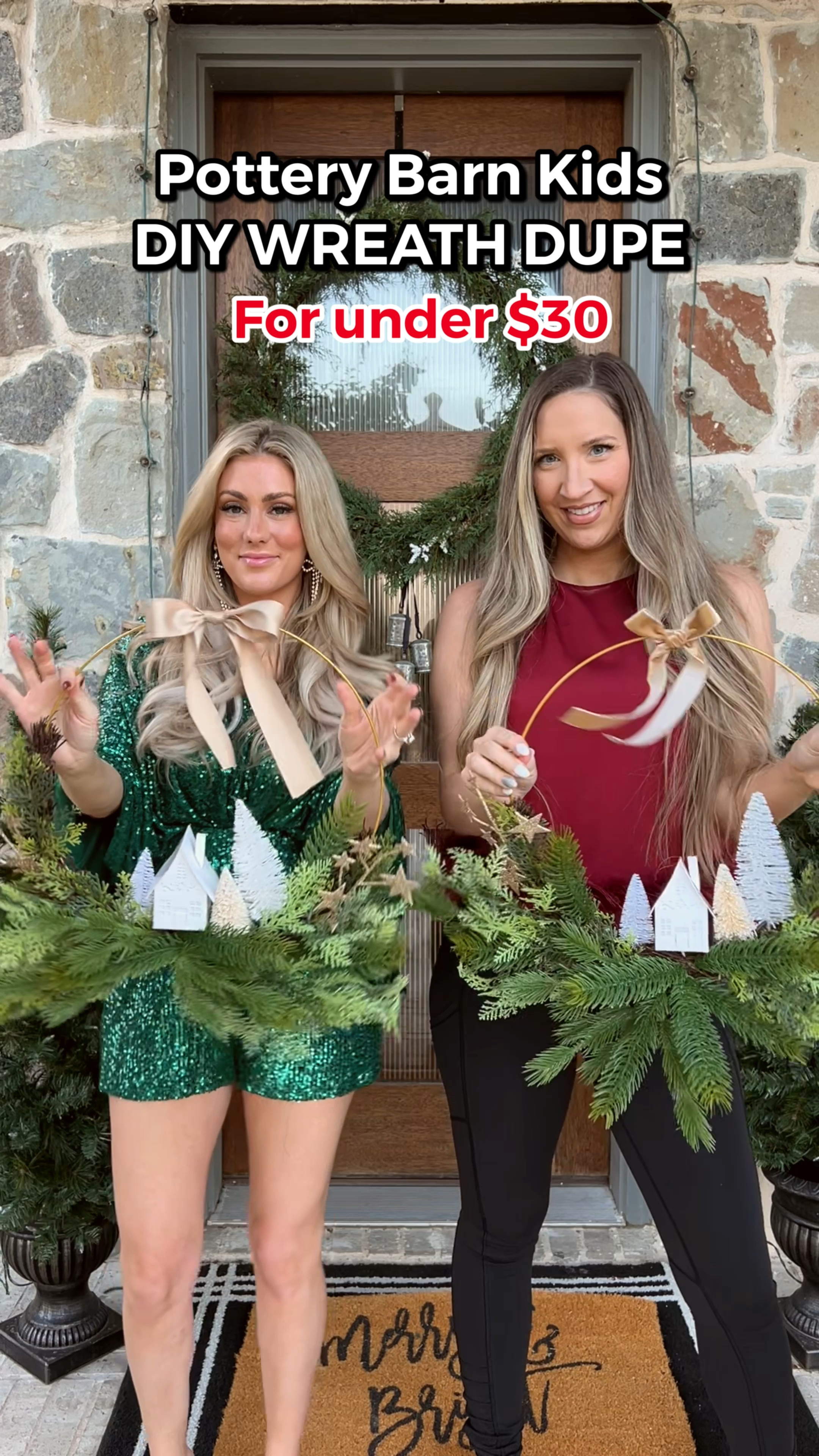 Pottery barn kids demi light up house wreath dupe! So cute for indoor or outdoor Christmas decor! And all under $30 vs the $99 the pottery barn version costs ❤️

#LTKHoliday #LTKCyberweek #LTKSeasonal