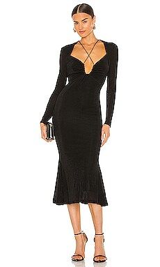 MISHA Engracia Dress in Black from Revolve.com | Revolve Clothing (Global)