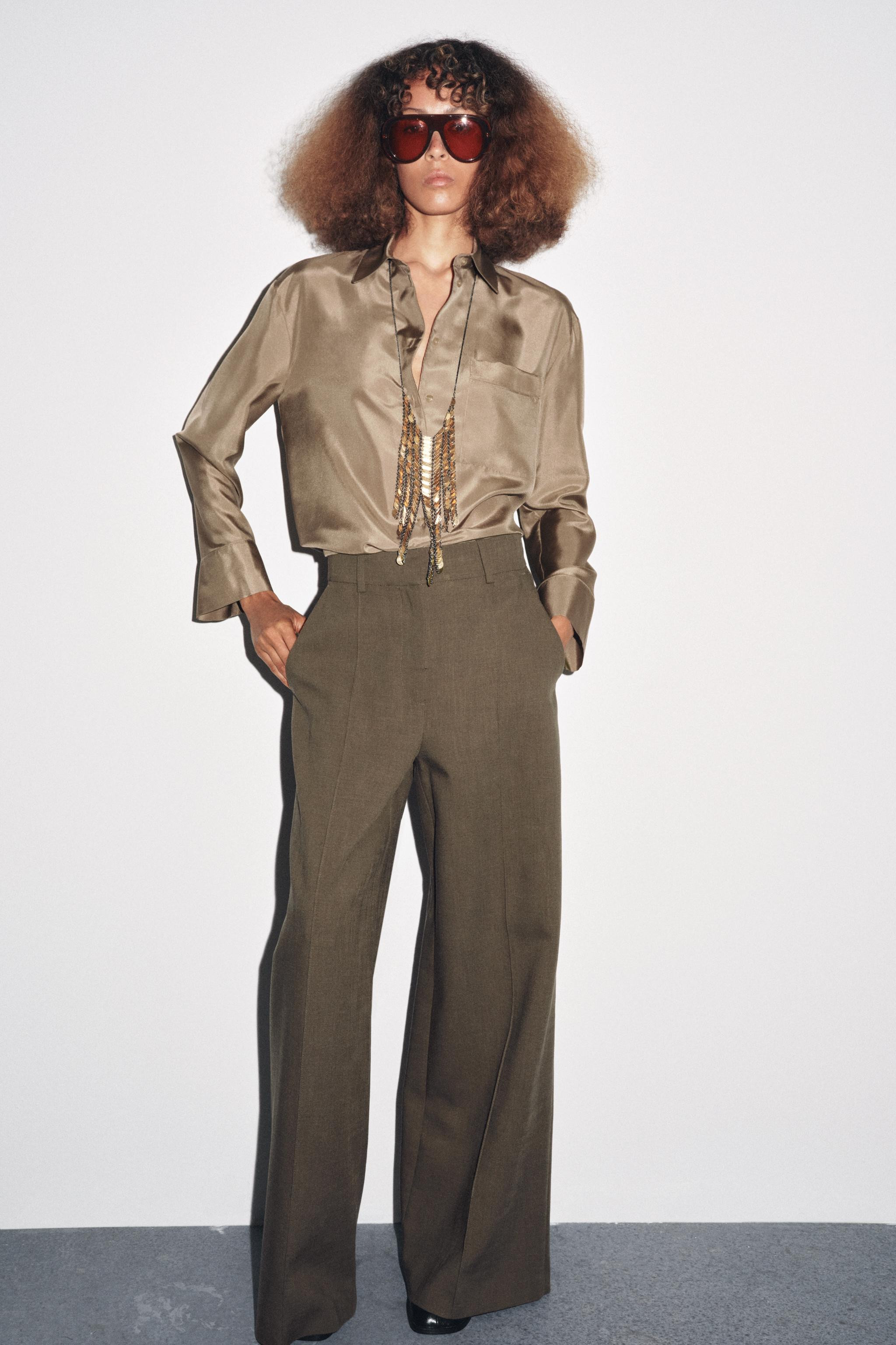 ZW COLLECTION MINIMAL TROUSERS | Zara UK
