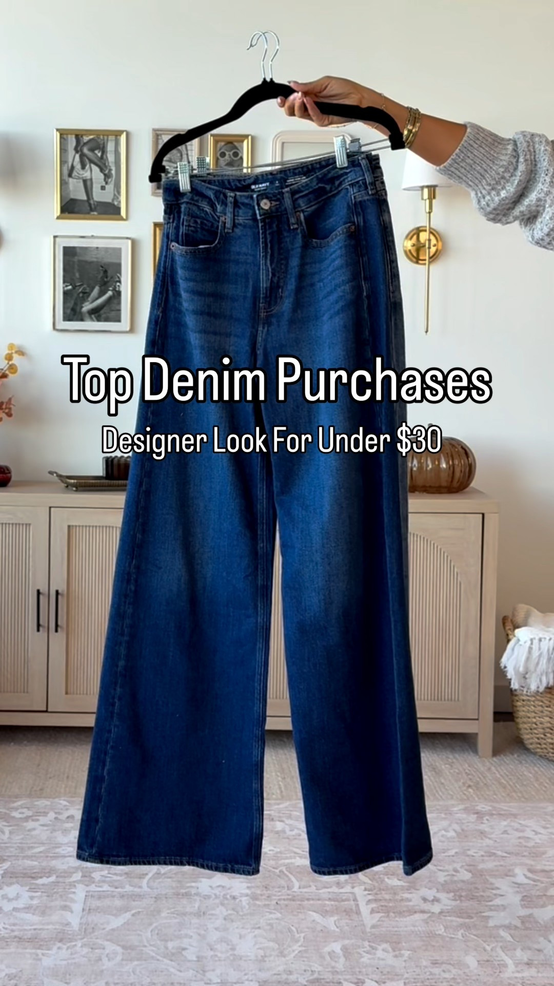 The 3 most purchased denim of 2025 and they are all so freaking amazing!  Proof that great denim doesn’t have to be super pricey. 
Old Navy- runs big and long (wearing a 2) 
Favorite color- medium wash 
Target wide leg- stretchy and tts (wearing a 4) 
Target - Straight Leg (wearing a 4 regular) 

Blazer- size 4 
Sweaters- small 

#ltktall

#LTKOver40 #LTKFindsUnder50 #LTKU