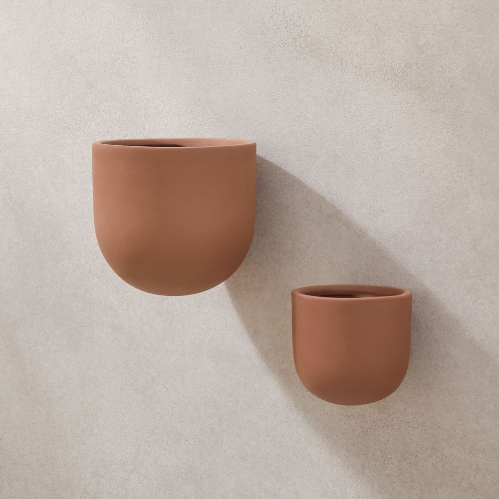 Ceramic Indoor/Outdoor Wallscape Planters | West Elm (US)