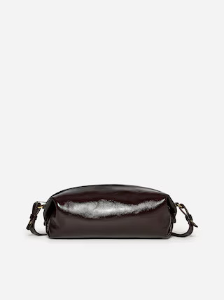 Lacquered Crossbody Bag – Burgundy – Women – ARKET GB | Arket UK