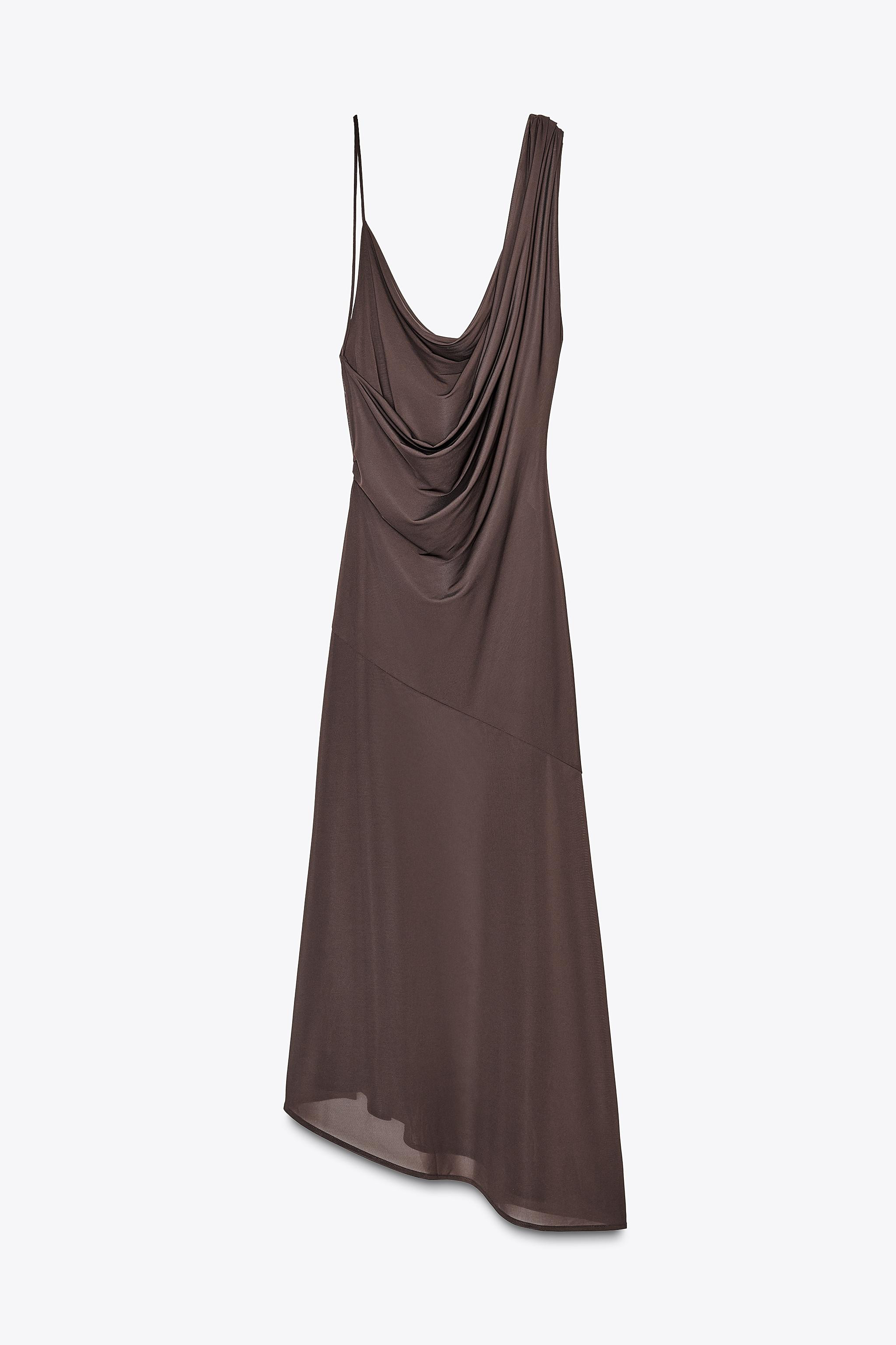 LONG ASYMMETRICAL DRESS | Zara Canada