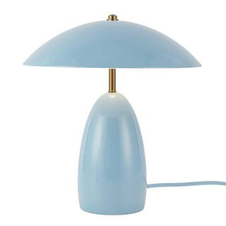 ALORA MOOD Poppy 12 in. 1-Light 8-Watt Cerulean Integrated LED Table Lamp TL437012CER - The Home ... | The Home Depot