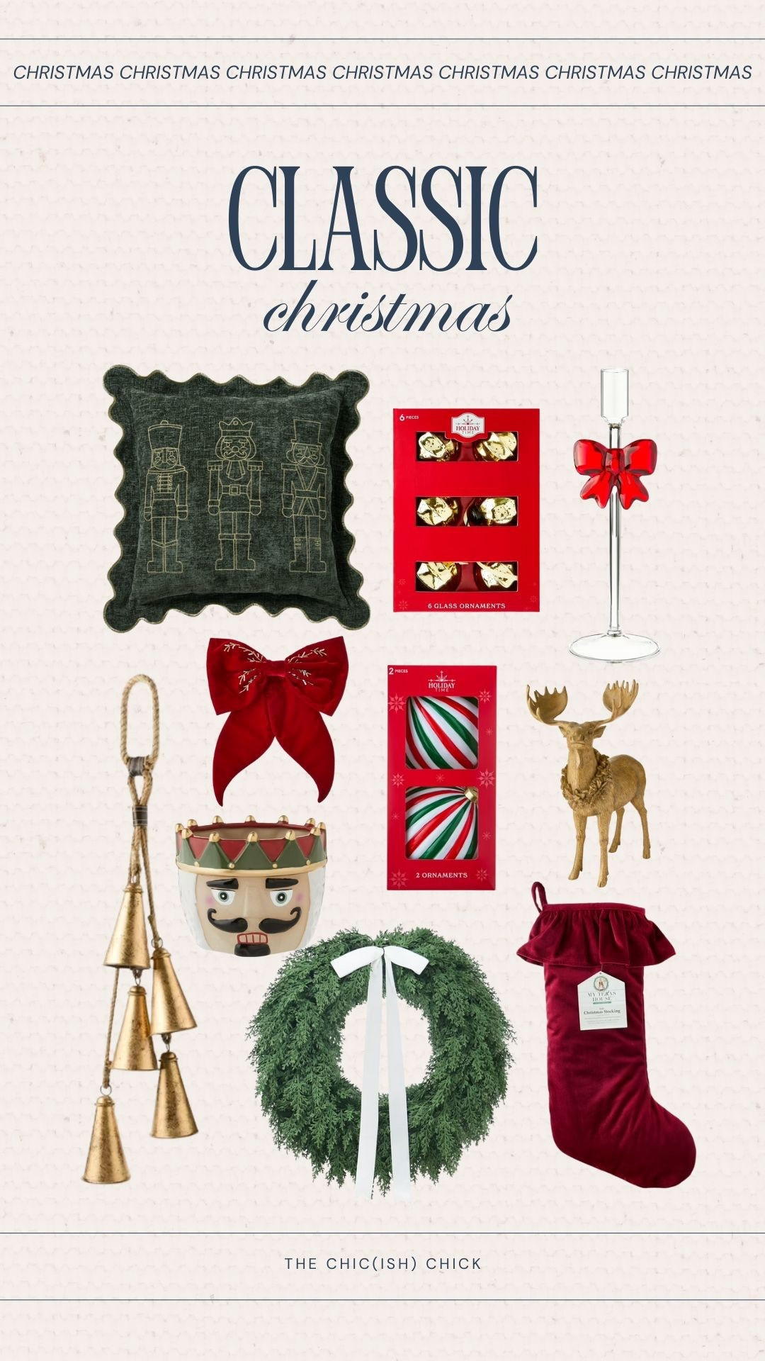 Classic Christmas decor from Walmart. This scallop detail pillow and faux wreath are the perfect accents this season. 

#LTKStyleTip #LTKSeasonal #LTKHome