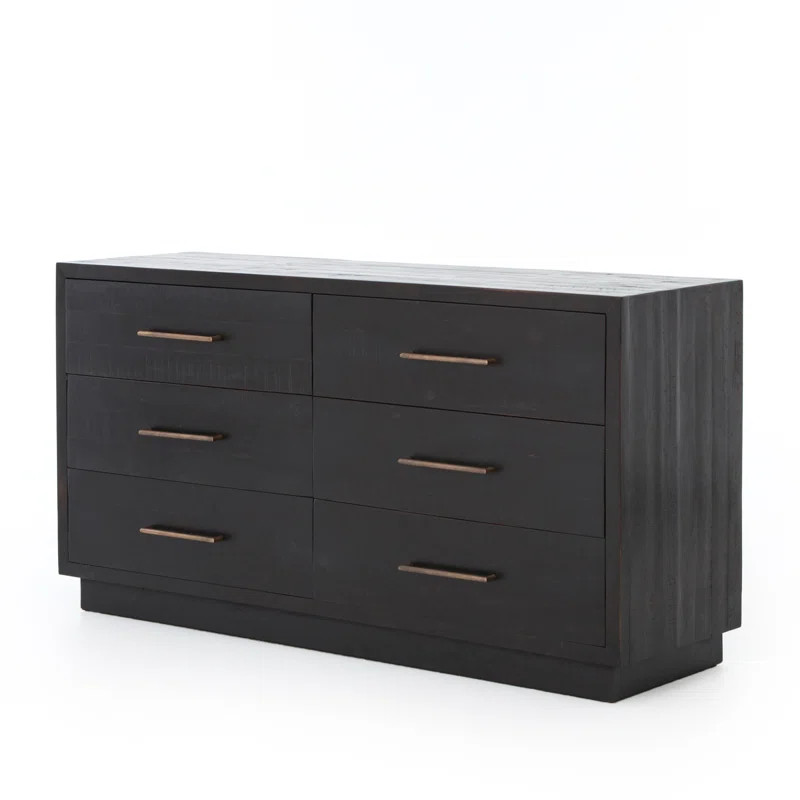 Cairo 6 Drawer 60'' W Solid Wood | Wayfair North America