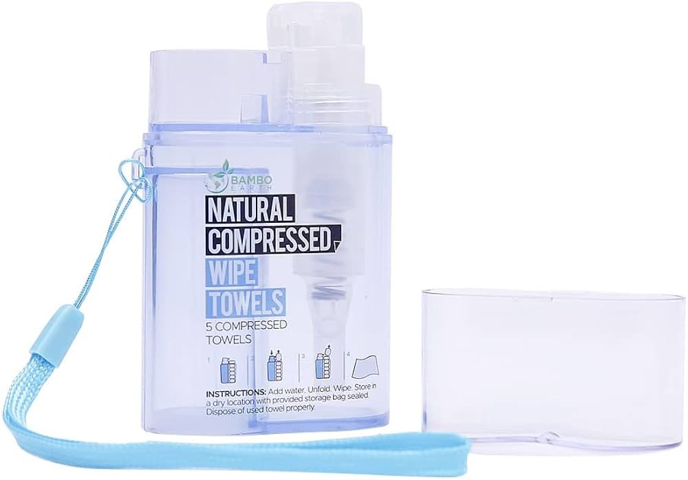 Toilet Paper Tablets Compressed Towels - Portable Compact Disposable Face Towel Wipes - Mini Coin... | Amazon (US)