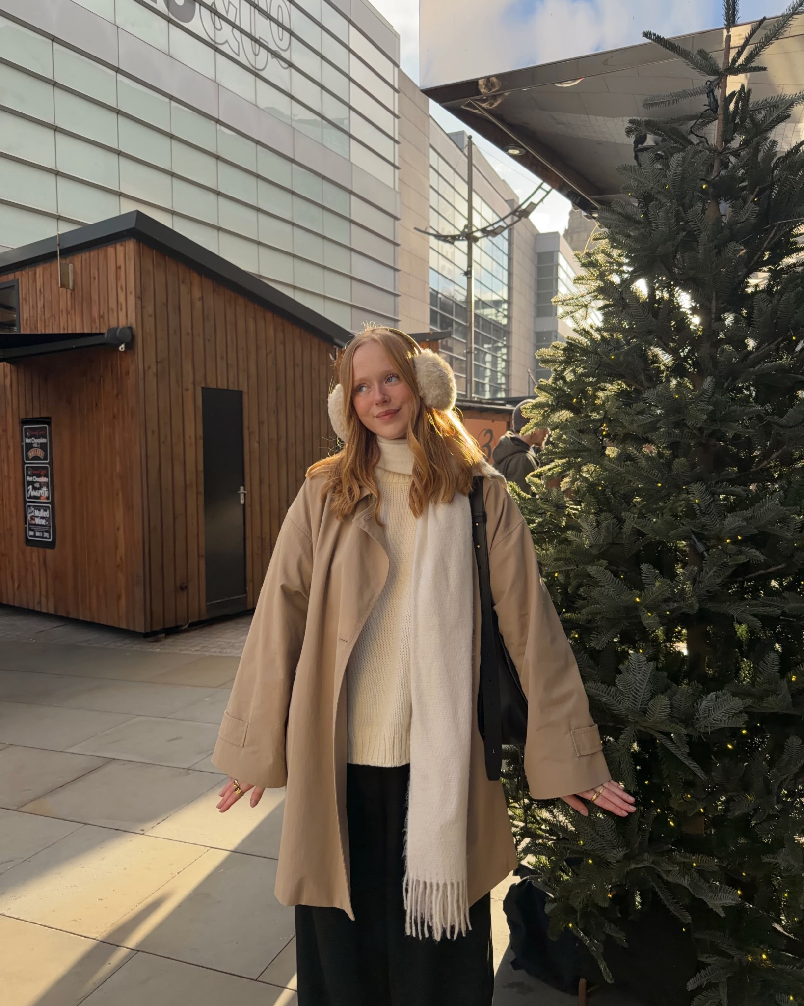 Ear Muffs, Trench Coat, Cosy Scarf, Cream Scarf 

#LTKwinter #LTKuk #LTKeurope