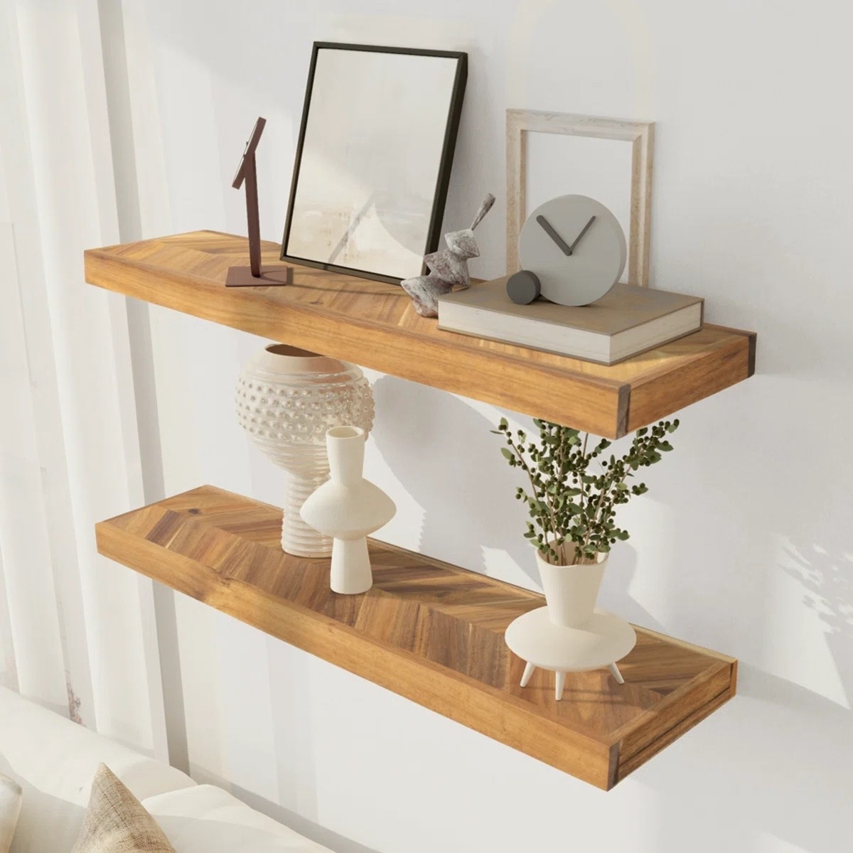 Adding warmth and function ✨
These wood floating shelves from Wayfair are perfect for styling any wall — from the living room to the bathroom or workspace. I love mixing them with minimal vases, framed art, and a touch of greenery 🌿

#WayfairHome #FloatingShelves #ShelfDecor #HomeStyling #WoodShelf #LTKHome #LTKDecor
