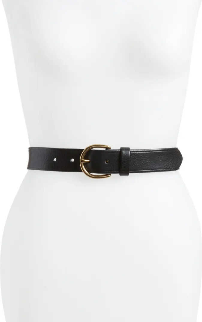 Madewell Medium Perfect Leather Belt | Nordstrom | Nordstrom